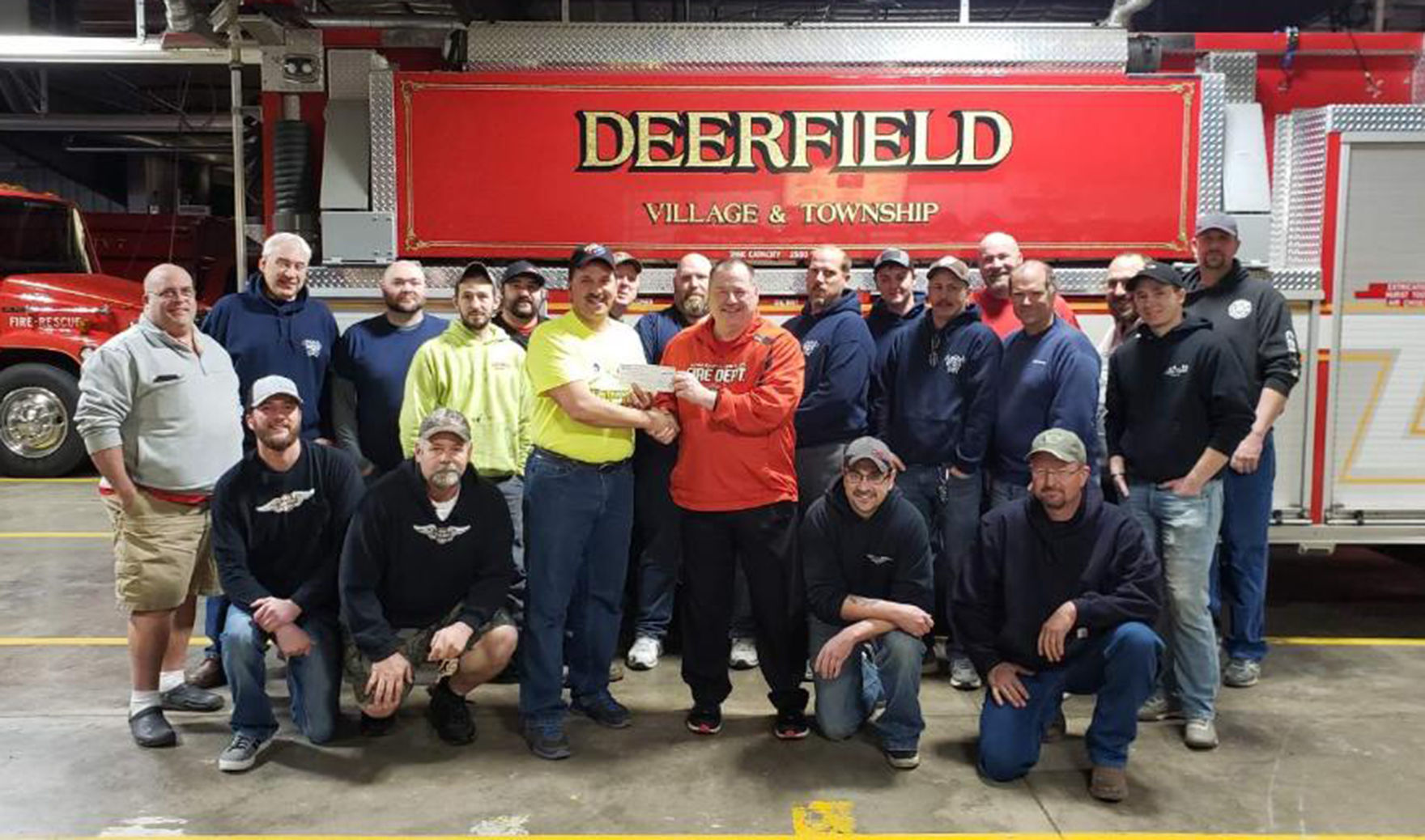 Deerfield Pool League donation